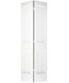 Paneled Manufactured Wood Primed 2-Panel Square Top Interior Bi-Fold Door
