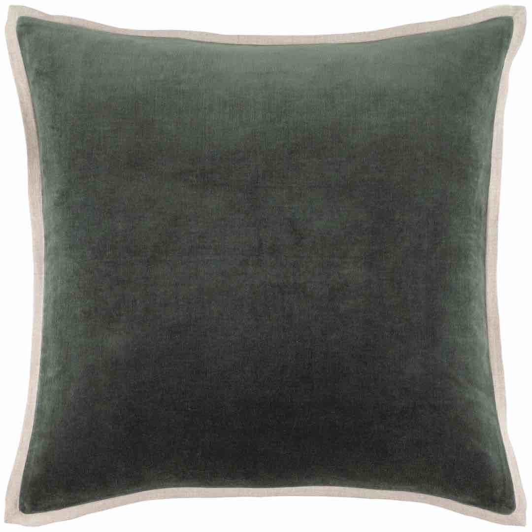 Gehry Velvet Everglade Decorative Pillow