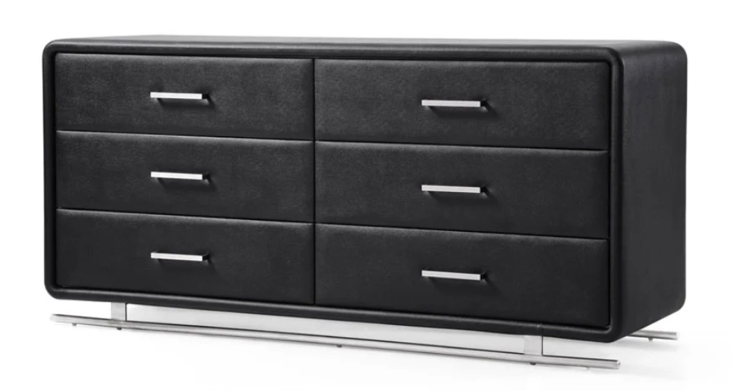 Chatsworth Collection Salt Flat Dresser 41” - Ebony