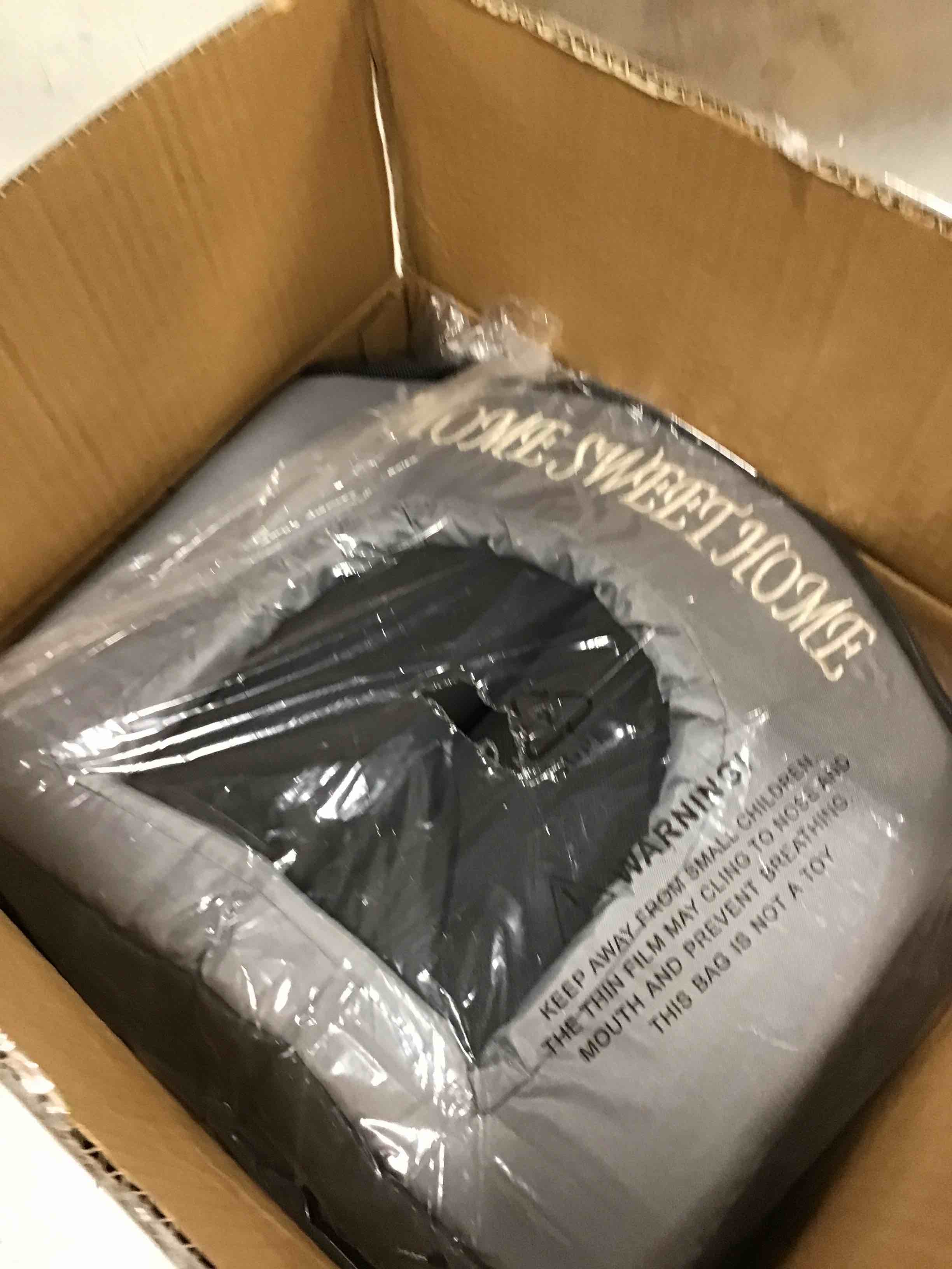 Pet Tent-Soft Bed for Dog and Cat by Best Pet Supplies - Brown Linen, 16" x 16" x H:14"