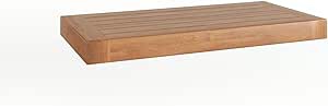 18" Moa Teak Floating Wall Shelf 18 Inch