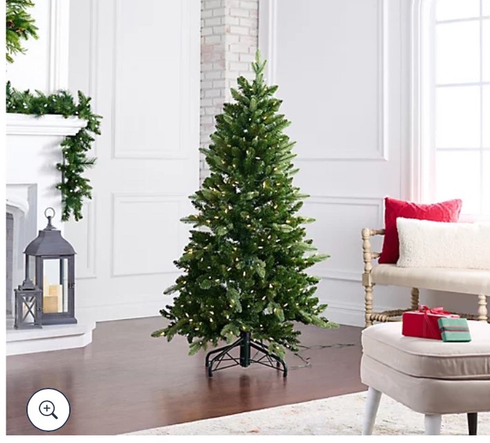 Bethlehem Lights 5' Green Mixed Bulb Urn Tree