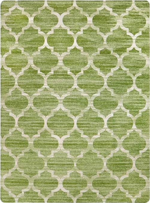 Lahome Moroccan Machine Washable Rugs for Living Room - 5x7 Area Rugs Non-Slip Large Throw Bedroom Rug Kitchen Rugs Soft Wool Green Dinning Room Rug Distressed Indoor Carpet for Entryway Office Room