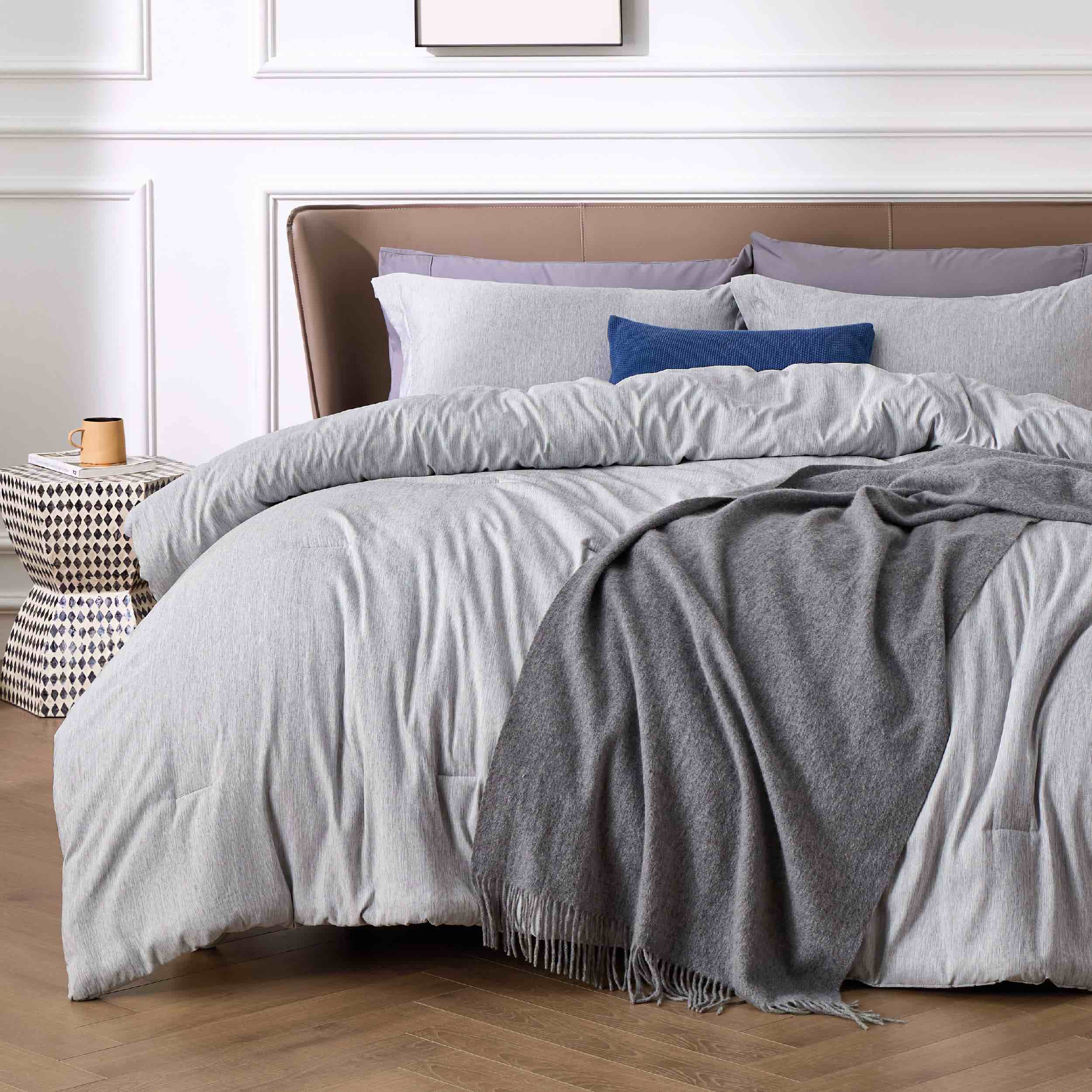 Bedsure California King Comforter Set - Grey Cal King Size Comforter ...