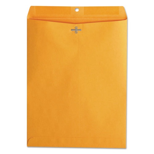 Clasp Envelope, #97, Square Flap, Clasp/Gummed Closure, 10 X 13, Brown Kraft, 100/Box