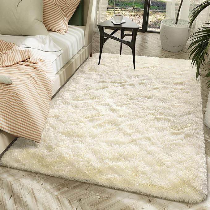 Ultra Soft Indoor Modern Area Rugs Fluffy Living Room Carpets for Children Bedroom Home Decor