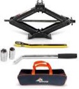 Car Jack Kit | Scissor Jack for Car 3 Ton (6,600 lbs) - Tire Jack Tool Kit | Portable, Ideal for SUV and Auto - Universal Car Emergency Kit with Lug Wrench | Heavy Duty Material
