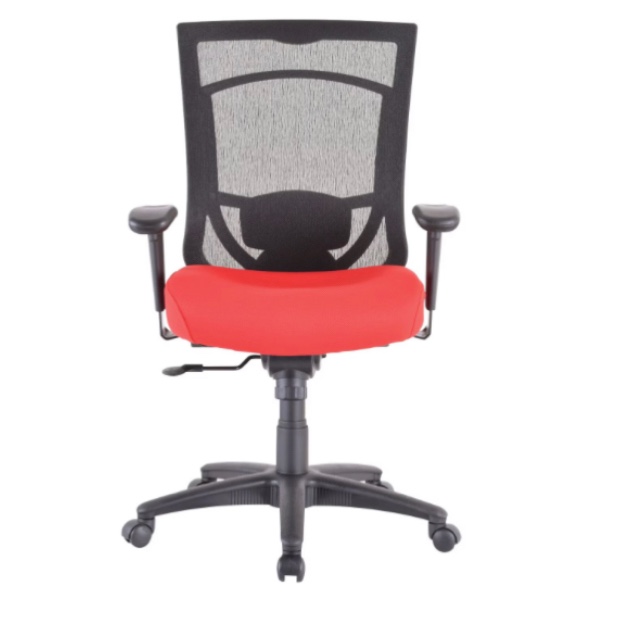 Tempur-Pedic® TP7000 Mesh Back Fabric Task Chair, Red( TP7000-RAV/COAL) 