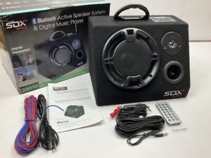 Sdx Audio CSF1265 Bluetooth Active Speaker System Digital Music Player