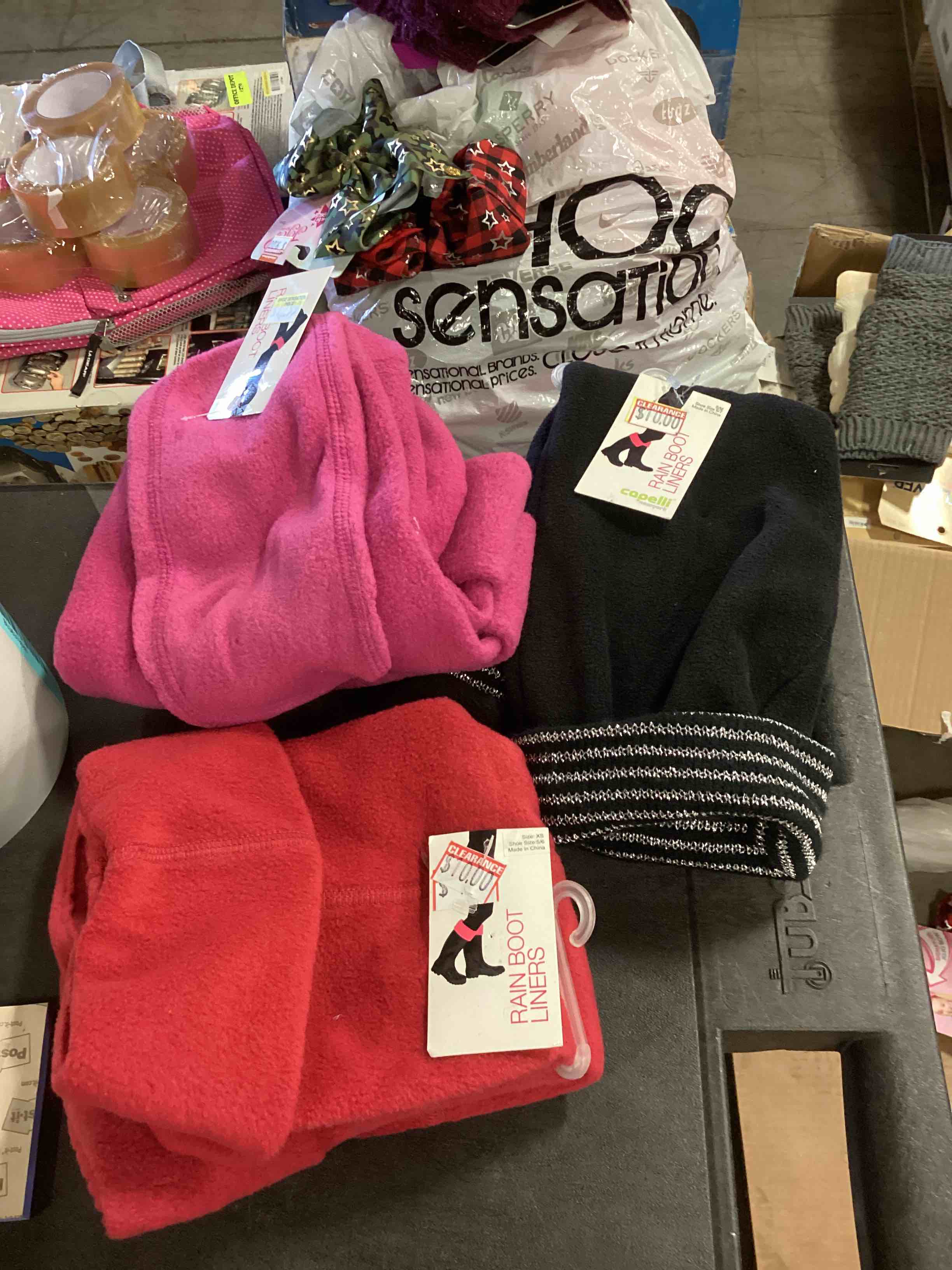 Assorted Rain boot liners Different colors 