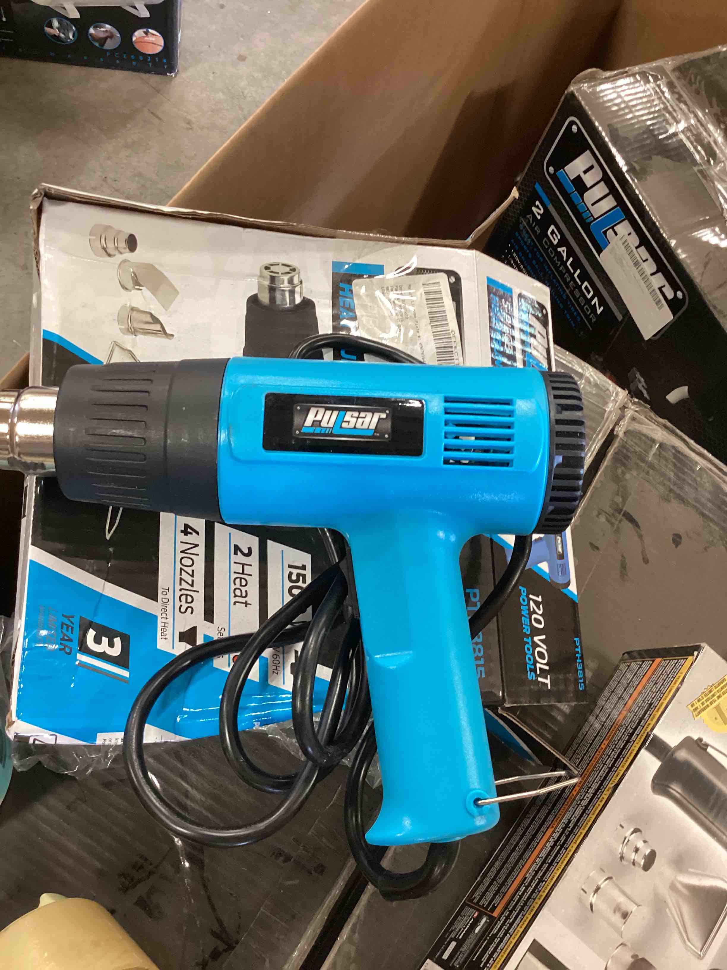 Pulsar PTH3815 120 Volt 5-Piece Heat Gun Kit, 1500W