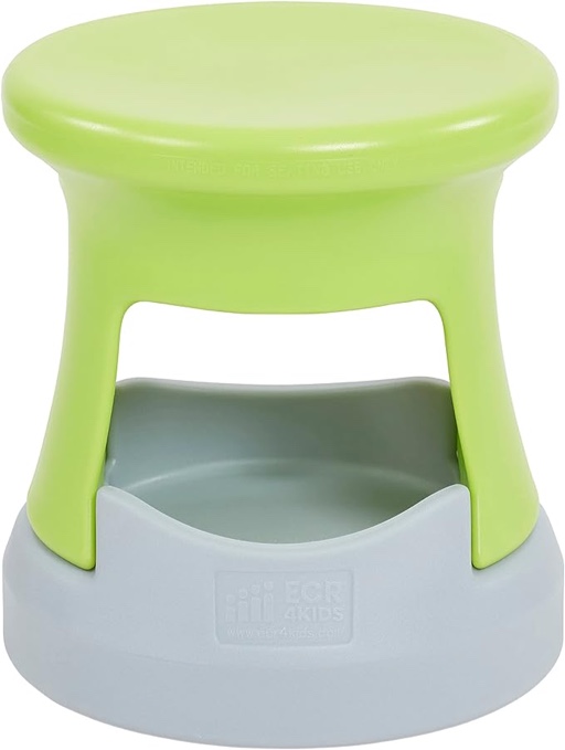 ECR4Kids Storage Stool, Wobble Chair, 