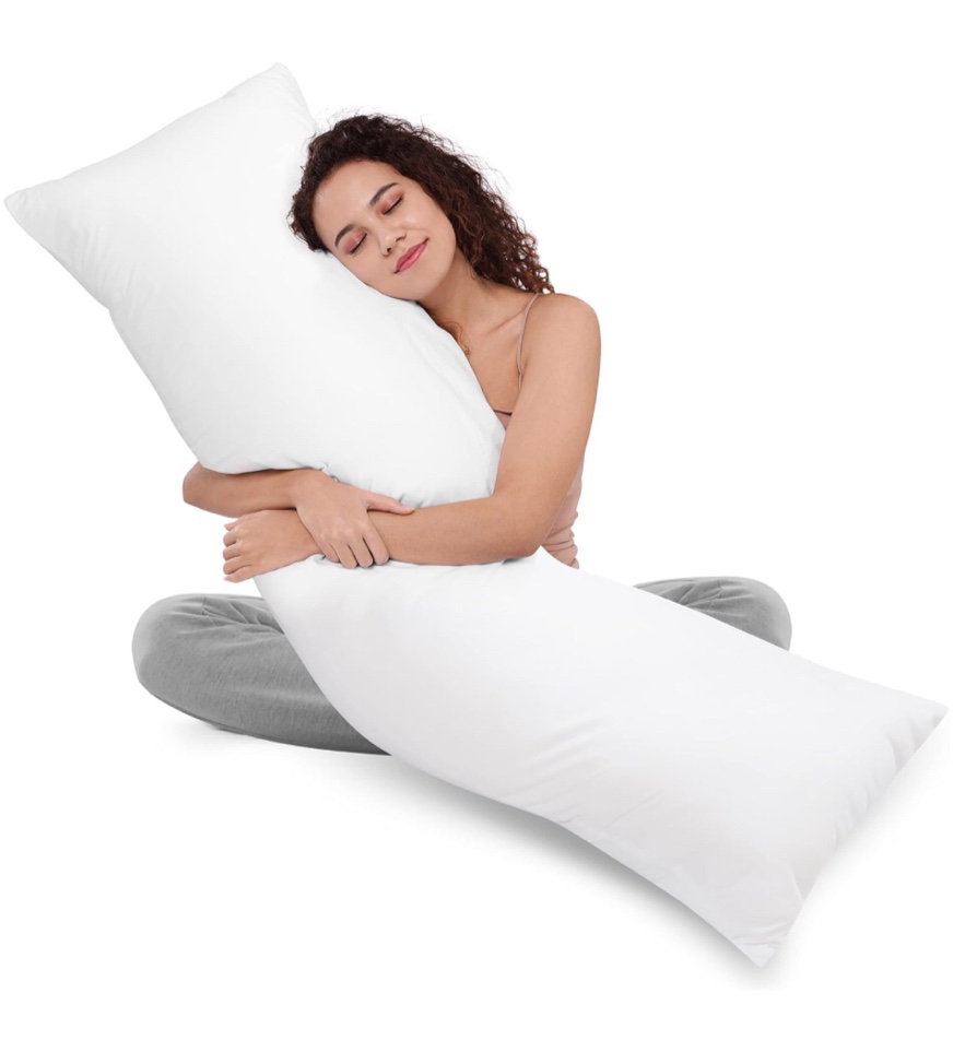 Utopia Bedding Full Body Pillow for Adults ,Long Pillow for Sleeping, Large Pillow Insert for Side (white)