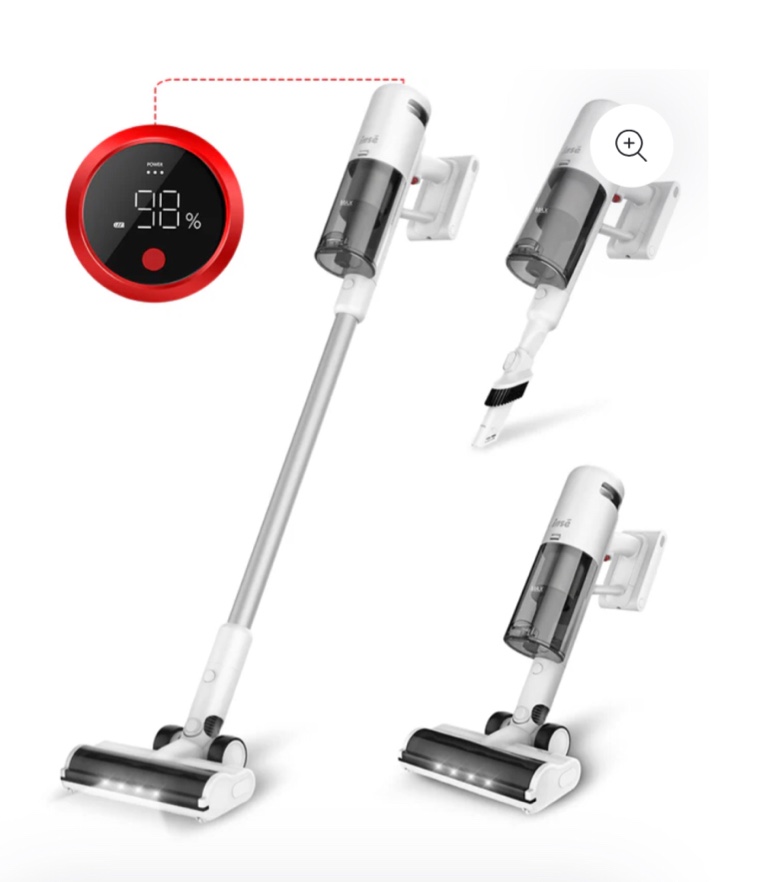 INSE V120 Cordless Vacuum For Hard Floors with 33Kpa Powerful Suction