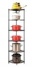 ZIGAMA 6-Tier Kitchen Pot Rack, Cookware Stand Storage Organizer ?Multi-Layer Corner Shelf Stand Stainless Steel Shelves for Kitchen