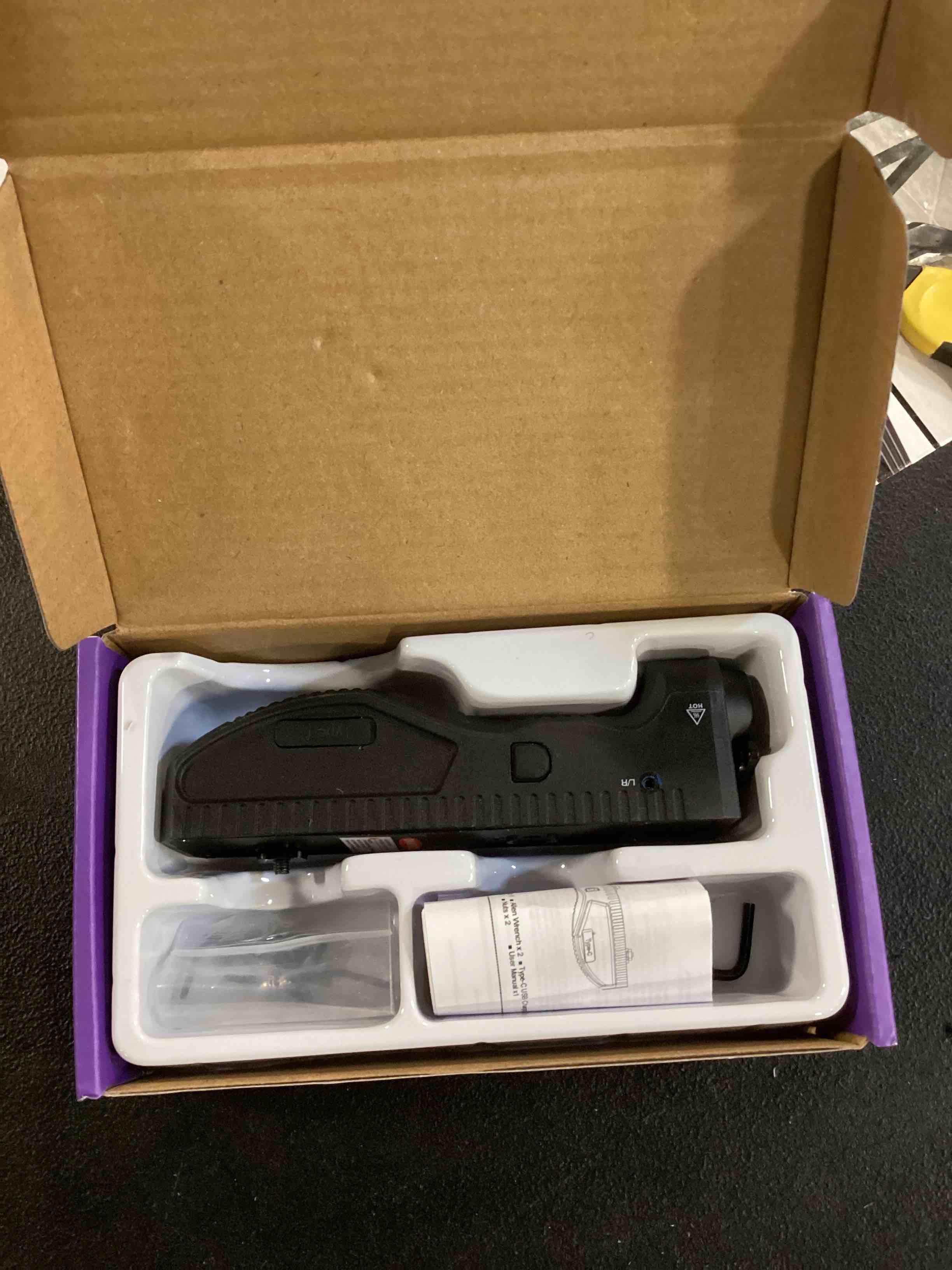 1450 Lumens Weapon Light, Tactical Flashlight for Rifle,MLOK Mount Weapon Light with Compatible with M-Lok Rail, Strobe Function, USB-C Rechargeable