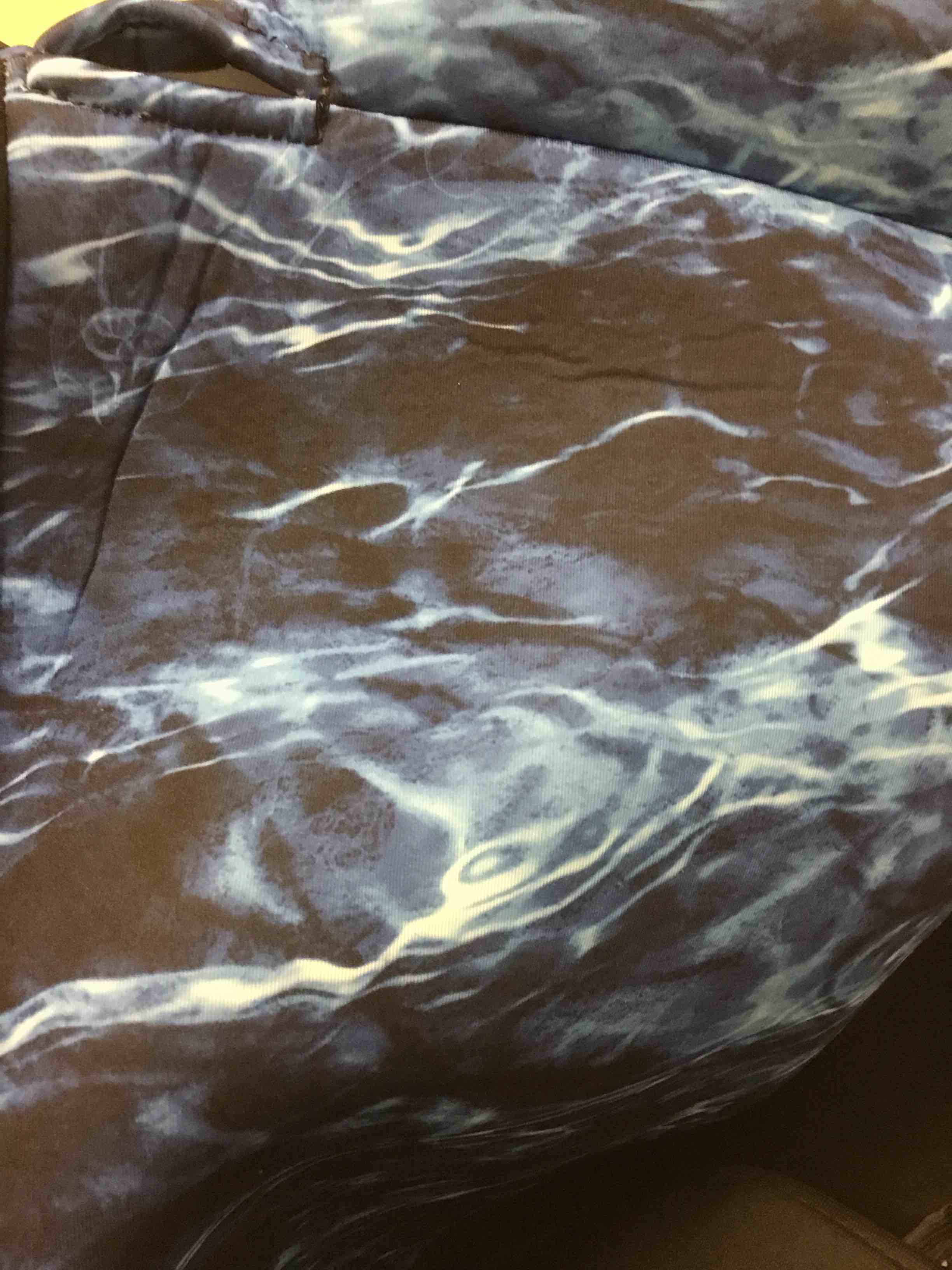 CoverKing Blue Flame Print on Black Car Seat Covers