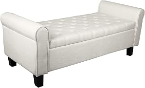 Bona Storage Bench-Linen ZBEXH0219-LIN