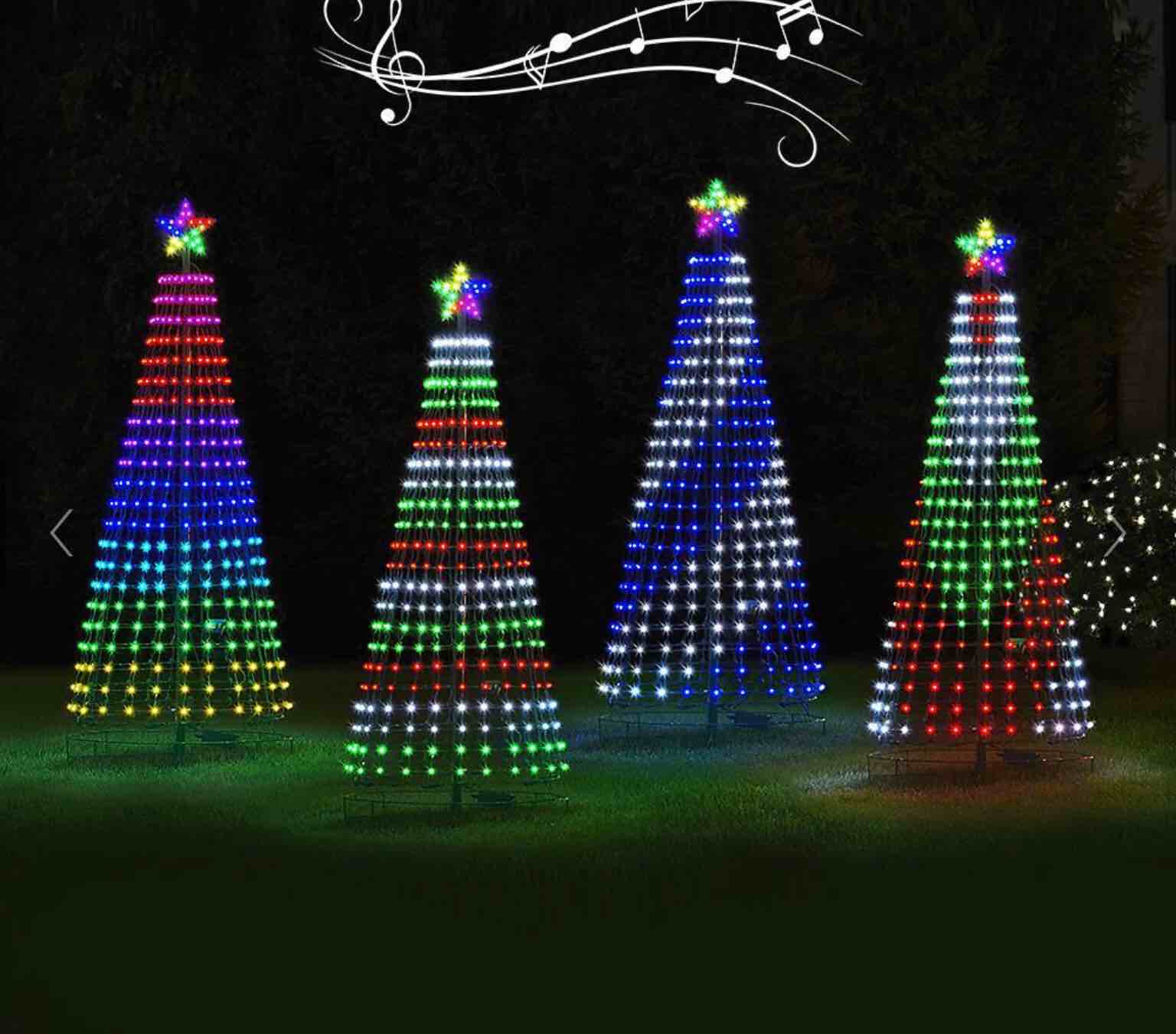 The 7 1/2' Synchronized Musical Pixel Tree