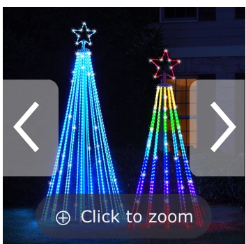 The Choreographed Light Show Tree