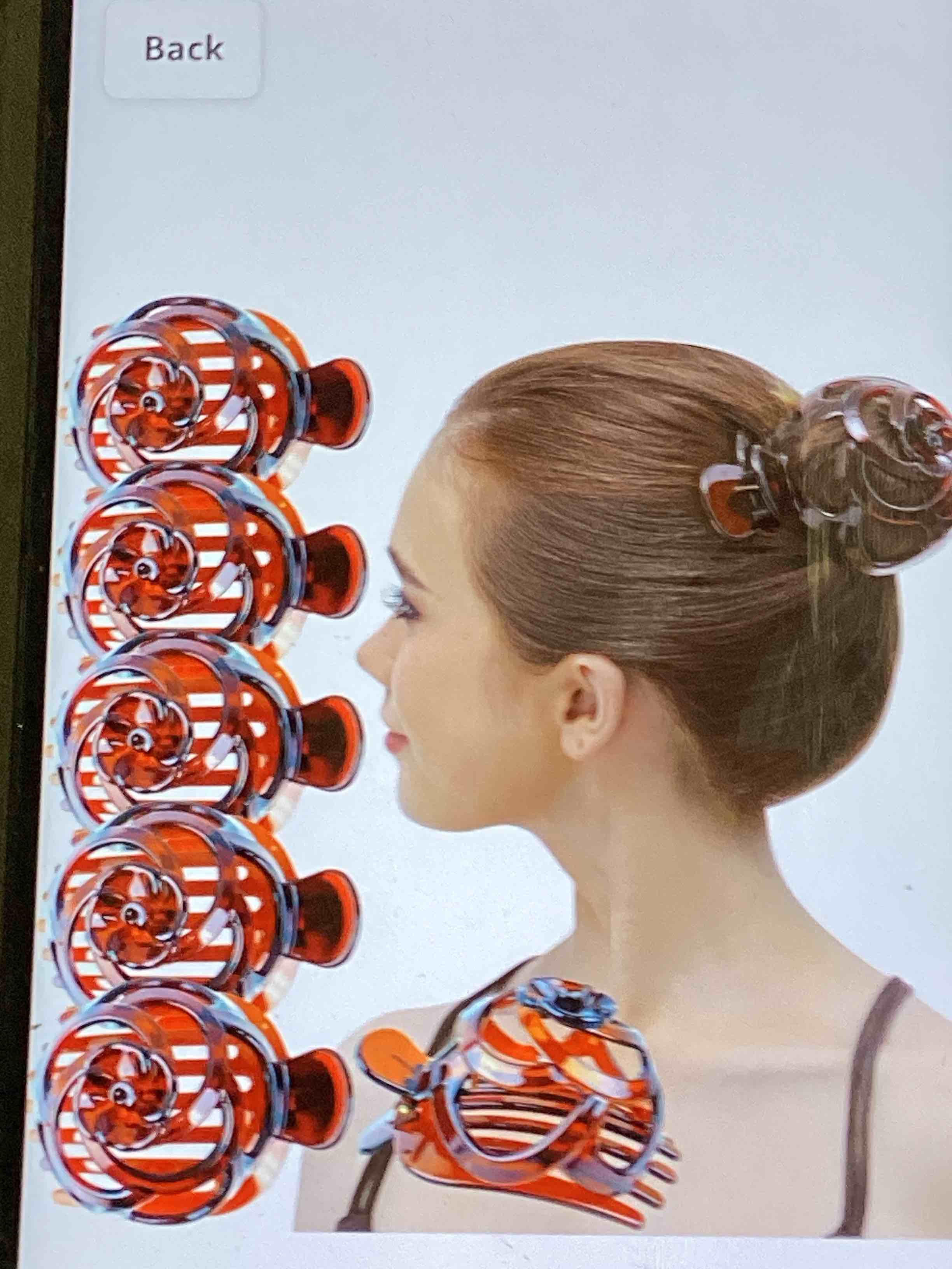 amber rose hair clip