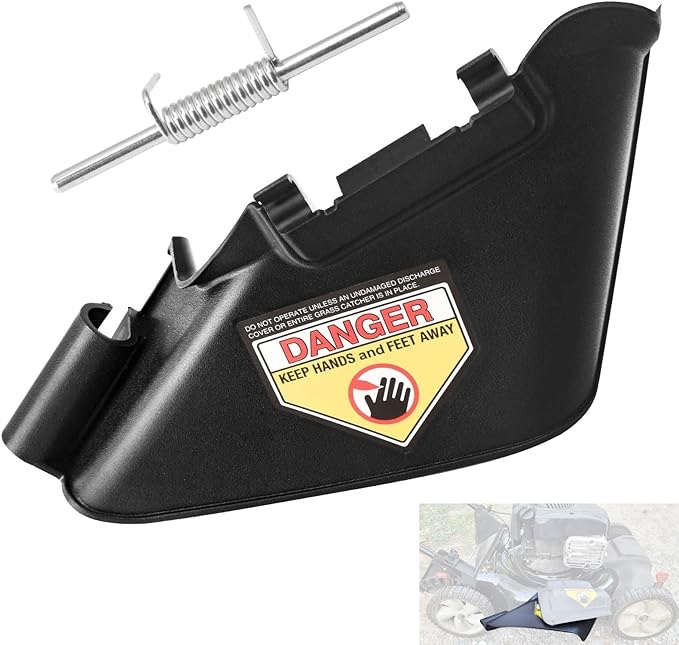 HPEVA Mower Accessories 731-07131 Side Discharge Chute Compatible with MTD, Cub Ca det, Craftsman Self Propelled Walk-Behind Mower, Also for Troy-Built TB110, TB130, TB200, TB230, TB240, Lawn Mower
