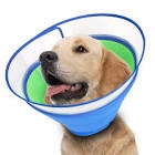 Supet Dog Cone for Dogs After Surgery, Soft Dog Cones for Large Medium Dogs, Comfortable Dog Cone Collar to Stop Licking, Adjustable Pet Recovery Collar for Small Dogs with Soft Protect Edge