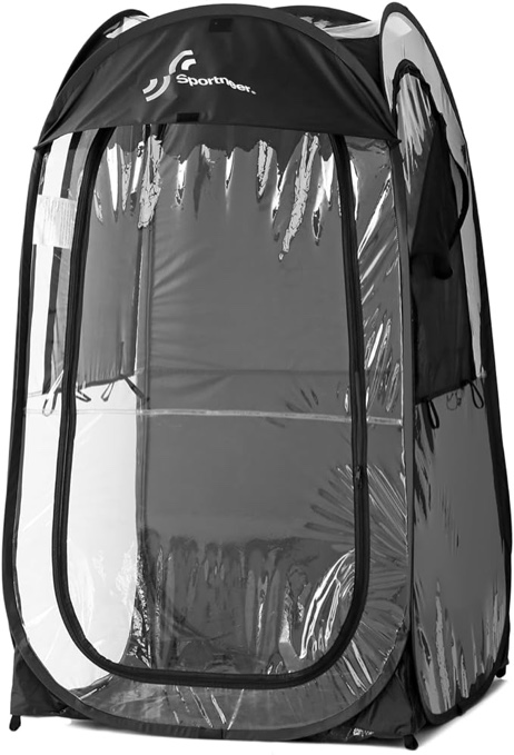 Sportneer Sports Tent, 1 Person Weather Proof Pod Sports Pod Sports Tents for Parents for Cold Weather Weather Pod Lightweight Portable Pop Up Pod for Sports Event, Protection from Cold Wind and Rain