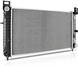 DWVO Radiator Compatible with 28'' Core Radiator Compatible with 1999-2013 Chevy Silverado 1999-2007 Sierra Tahoe Yukon 2000-2006 Suburban Tahoe 2002-2004 Cadillac Escalade 4.3L 4.8L 5.3L 6.0L V6 V8