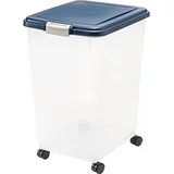 IRIS USA Airtight Food Storage Container MP-12, Navy, 69 QT