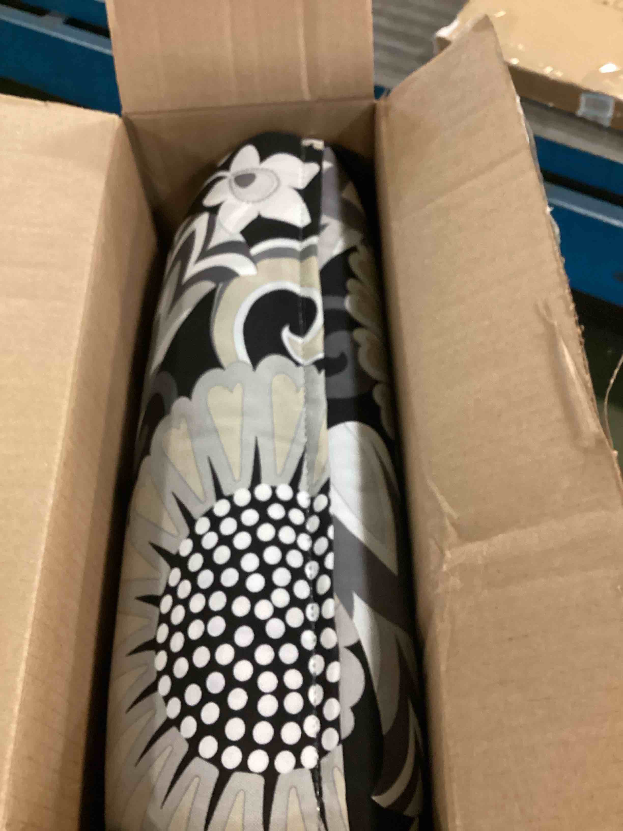 Pillow Perfect Floral Indoor/Outdoor Solid Back 1 Piece Square Corner Chair Cushion with Ties, Deep Seat, Weather, and Fade Resistant, 36.5" x 18", Black/White Sophia, 1 Count Square Corner - 36.5" x 18" Black/White Sophia