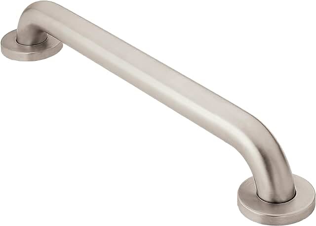 Moen R8936P Home Care 36-Inch Concealed Screw Bath Safety Bathroom Grab Bar, Peened