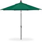 6 Ft Outdoor Patio Umbrella, Easy Open/Close Crank and Push Button Tilt Adjustment - Hunter Green Market Umbrellas