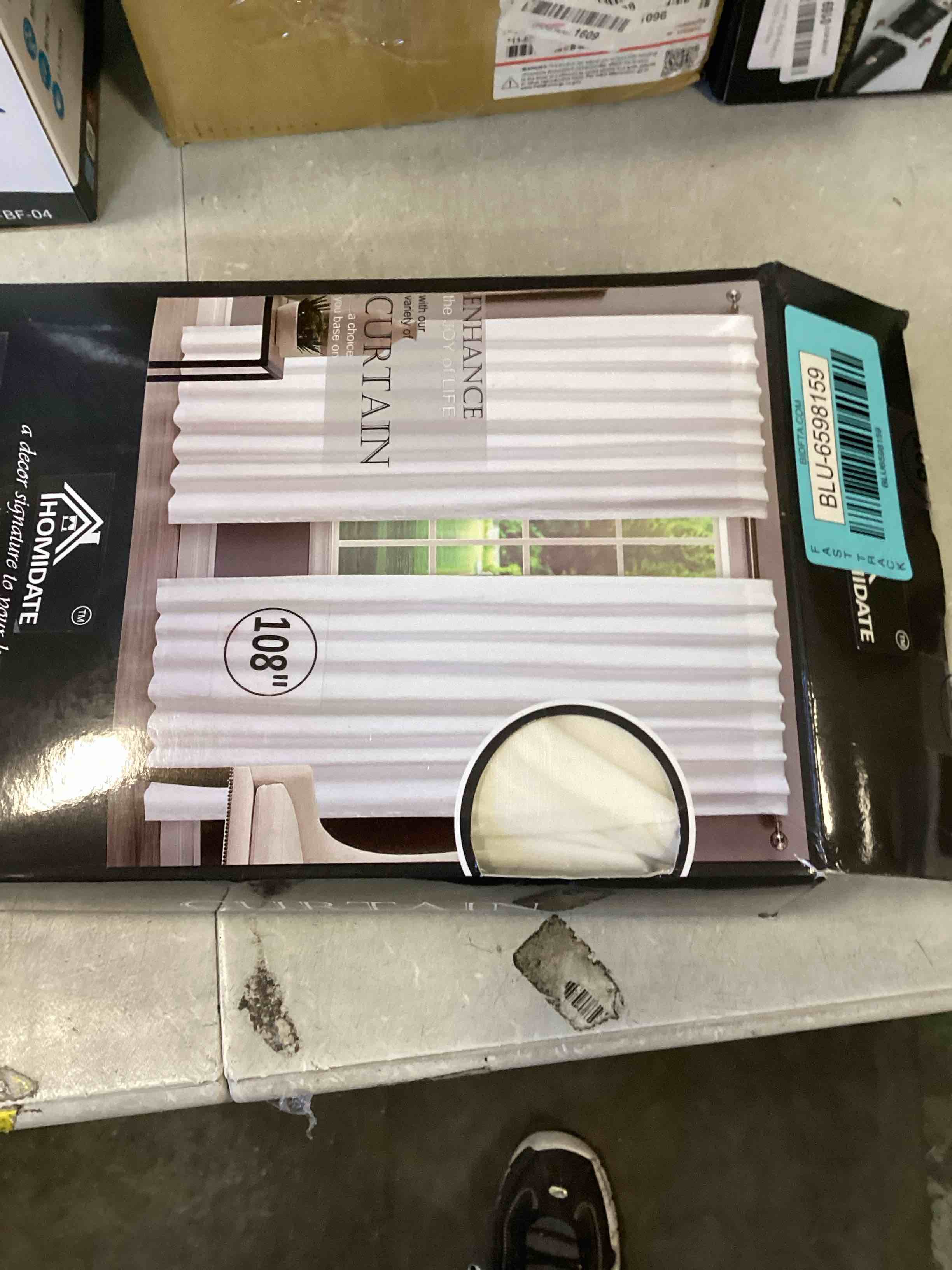 Livingroom curtains 2 Panel sets 50x108 inch White in Textured Slub Cotton,Bathroom window curtains,white 108 inch curtains,cotton curtains,tab top curtains,white cotton curtains,white panel curtains