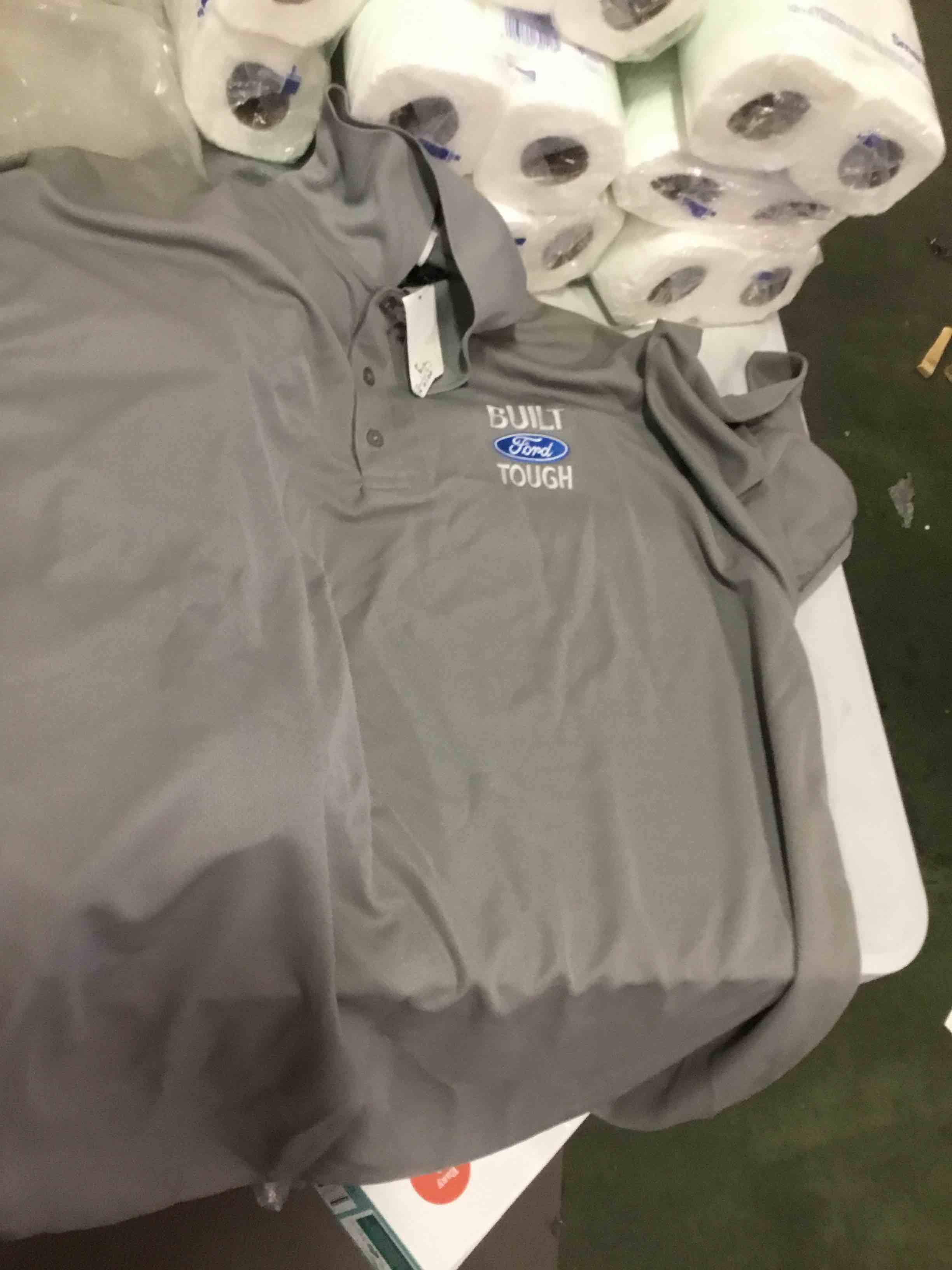 Joe Blow Ford Built Ford Tough Embroidered Men's Polo Shirt-xxxl