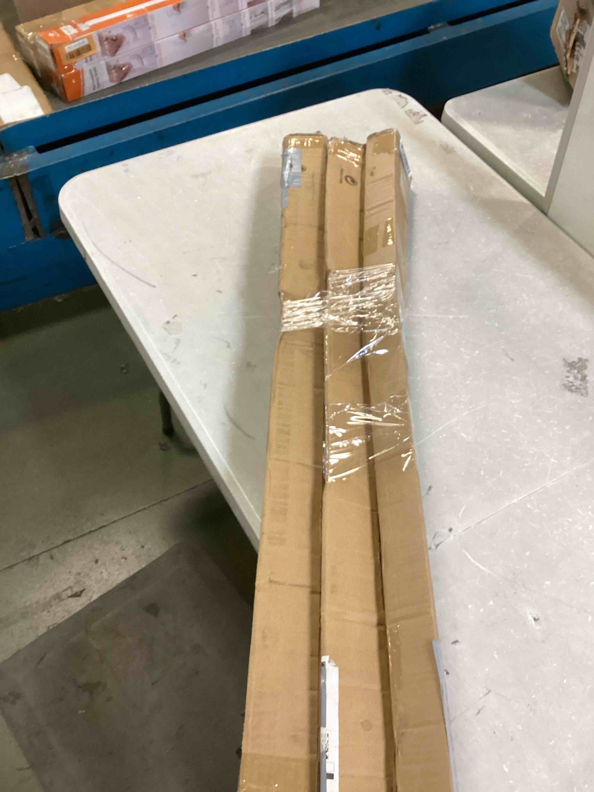 Assorted Curtain Rods and Roller Blinds 