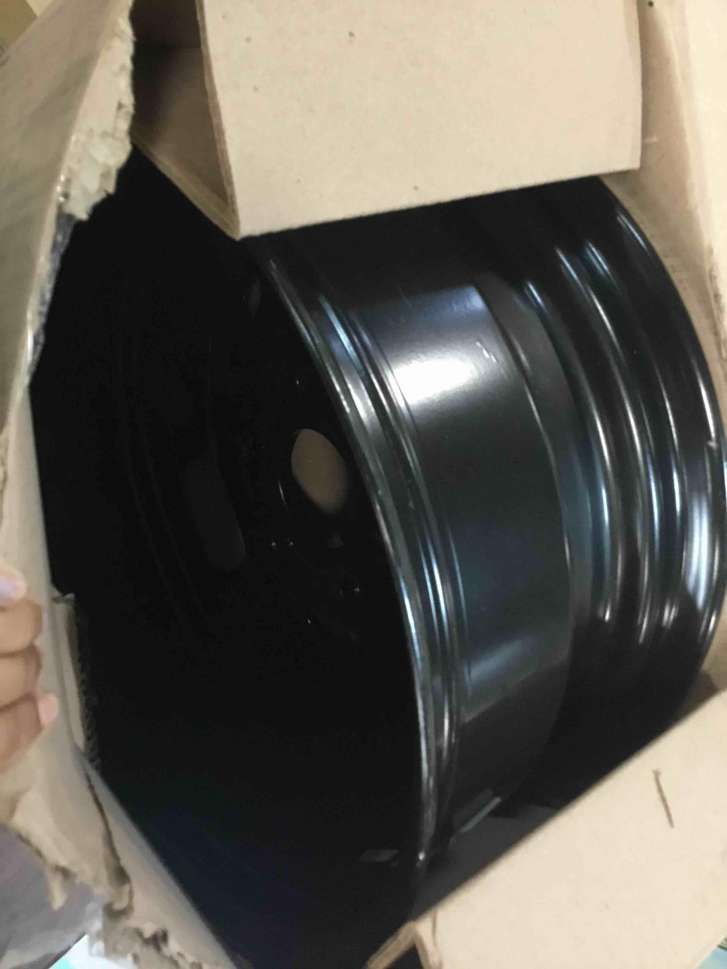 Dorman 939-215 15 x 6.5 In. Steel Wheel Compatible with Select Honda Models, Black