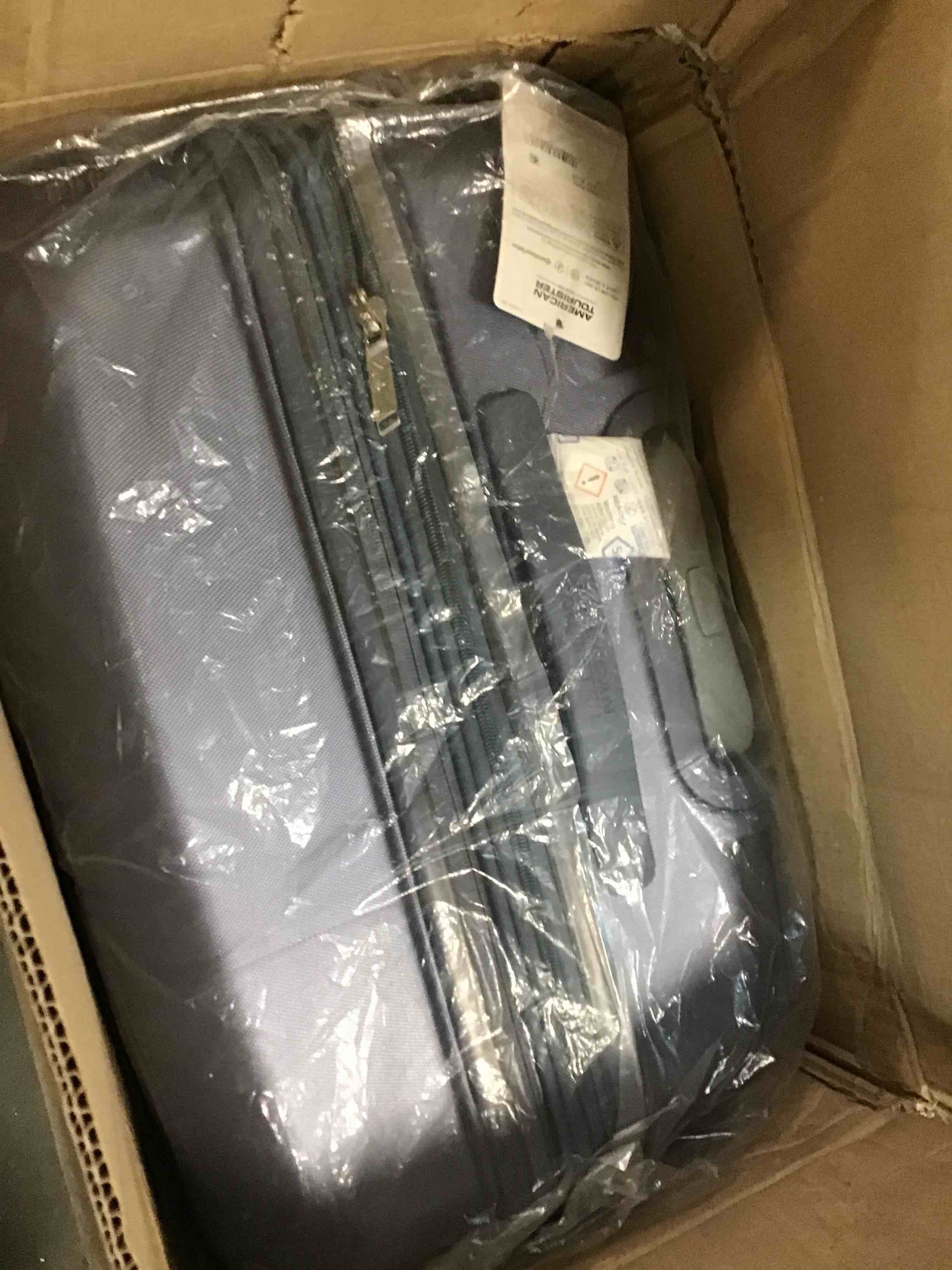 American Tourister Stratum 2.0 Expandable Hardside Luggage with Spinner Wheels, 28" SPINNER, Slate Blue