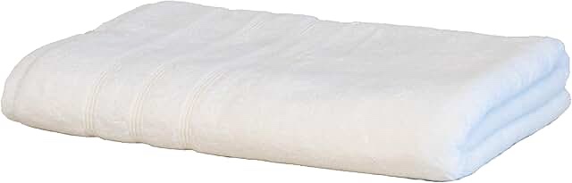 Cariloha Bamboo-Viscose Bath Towel - Luxuriously Soft, Odor-Resistant Bath & Shower Towel - Made with Viscose from Bamboo & Turkish Cotton - 30" x 56" - White