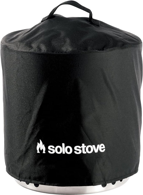 Solo Stove Ranger Shelter Protective Fire Pit Cover for Round Fire Pits Waterproof Cover Great Fire Pit Accessories for Camping and Outdoors, Black Ranger Black