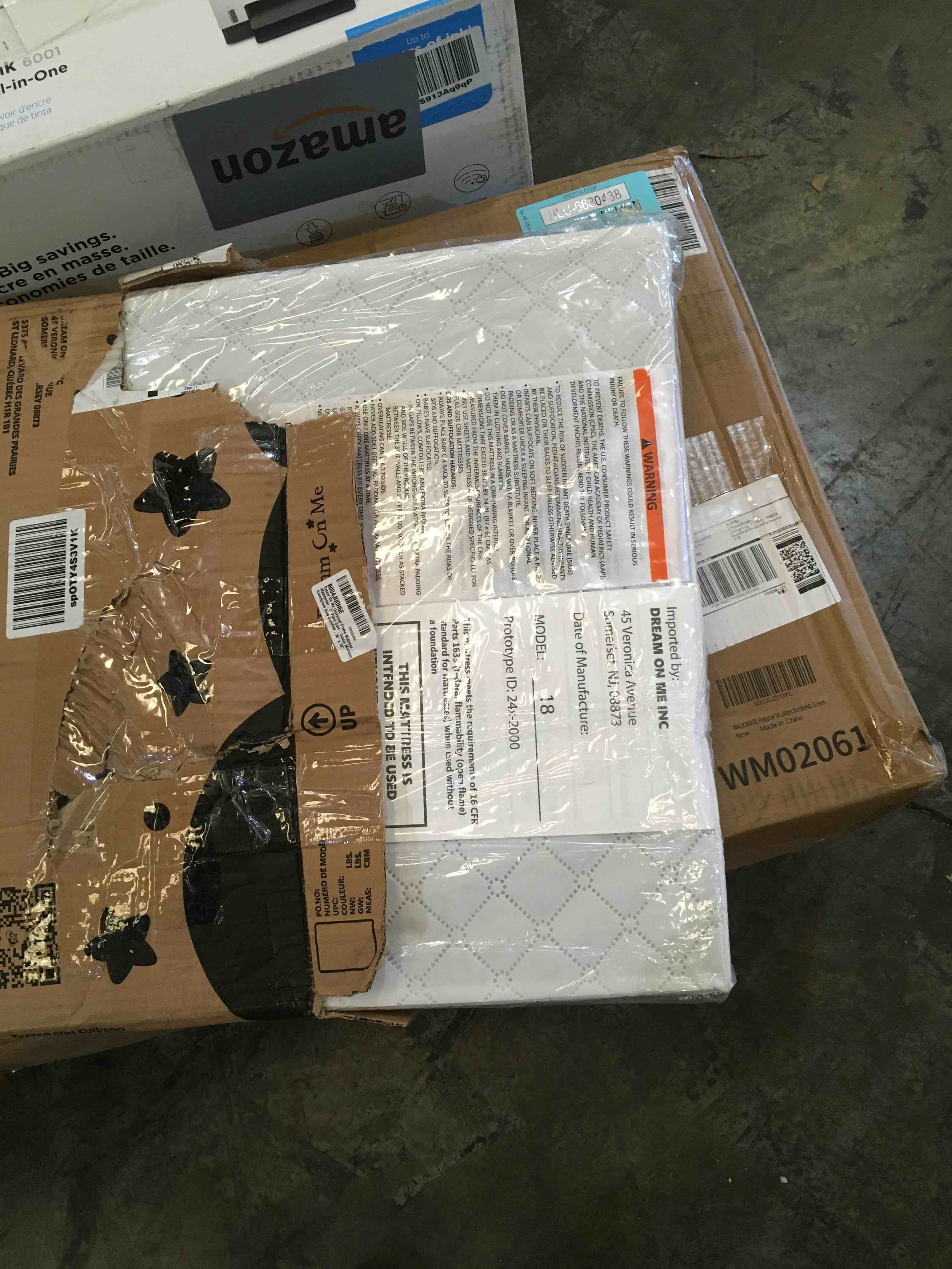 Universal Cradle Mattress Waterproof 2” Fiber Core Cradle