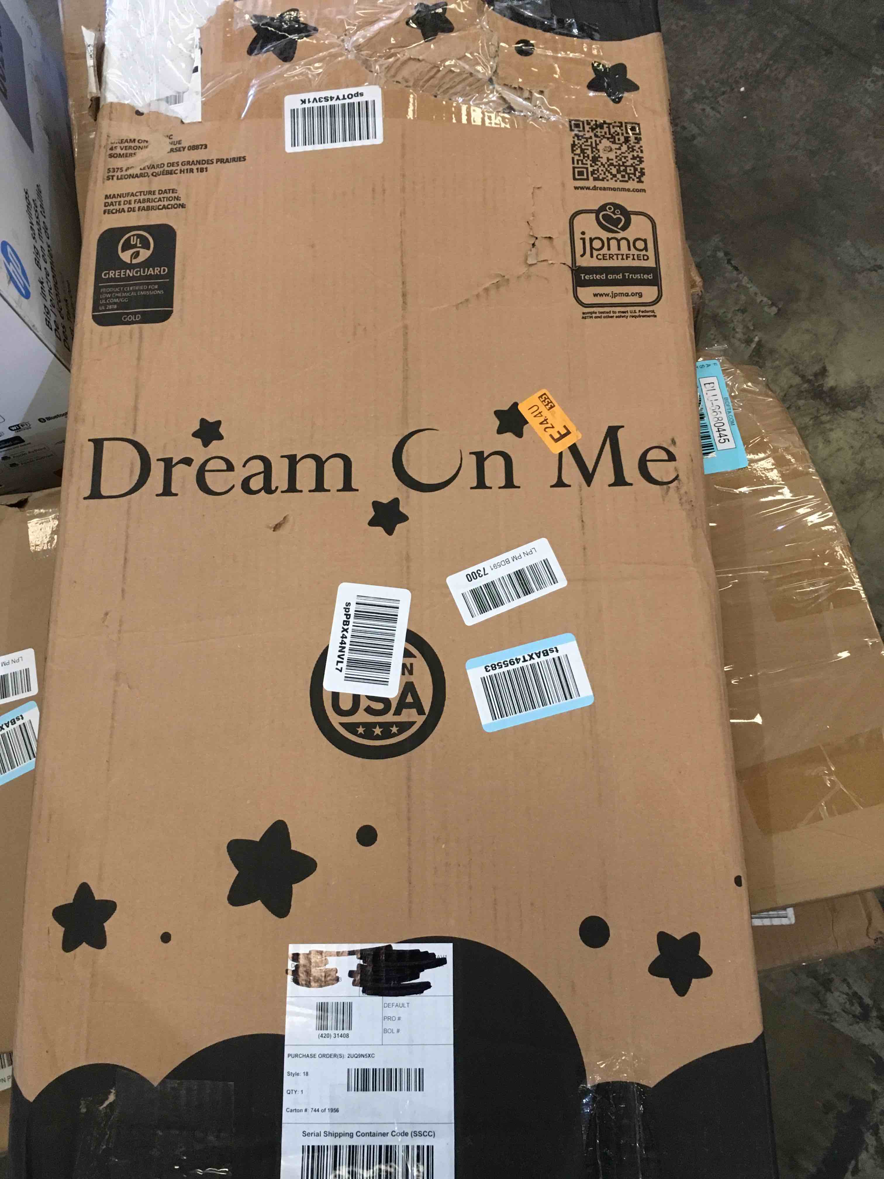 Universal Cradle Mattress Waterproof 2” Fiber Core Cradle