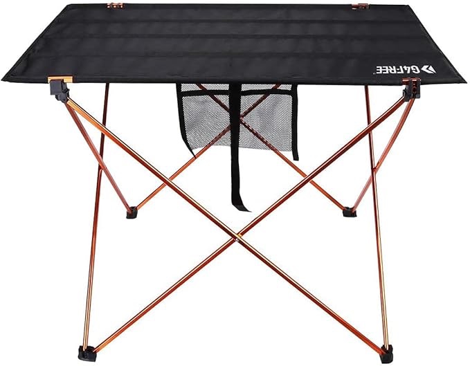 G4Free Ultralight Portable Folding Camping Table Compact Roll Up Tables with Carrying Bag for Outdoor Camping Hiking Picnic