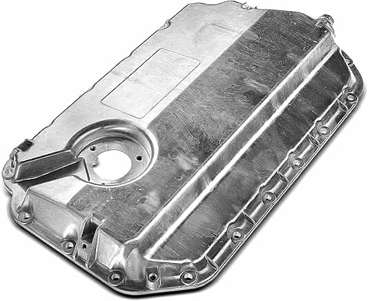 A-Premium Lower Engine Oil Pan Compatible with Volkswagen Passat 1998-2005 Audi A4 A4 Quattro A6 A6 Quattro Allroad Quattro S4 with Oil Level Sensor Provision