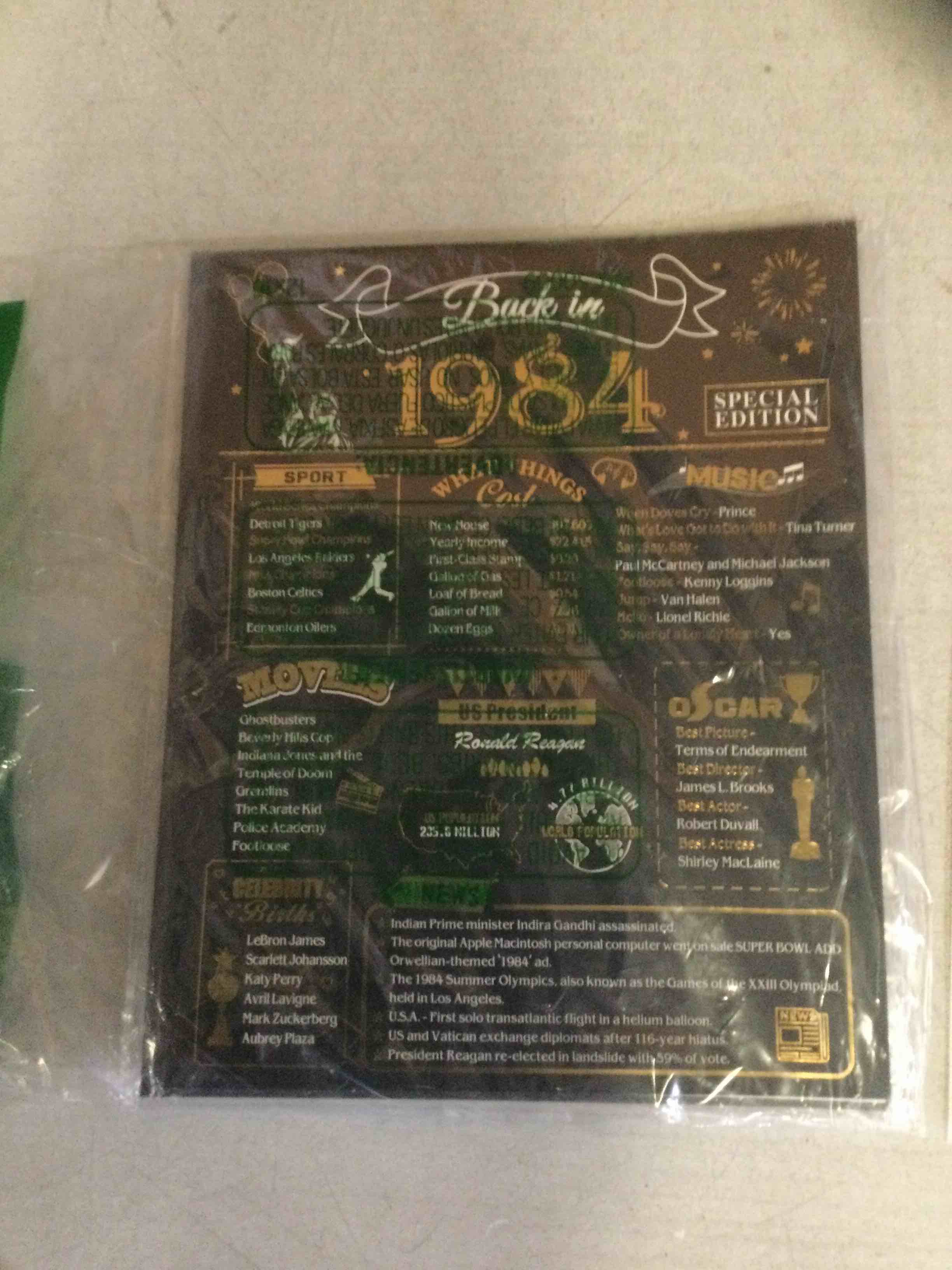 40th Birthday Card for Men Women, 3D Pop Up 40th Birthday Gifts Cards for Him Her, Back In 1984 Funny 40 Year Old Birthday Decorations