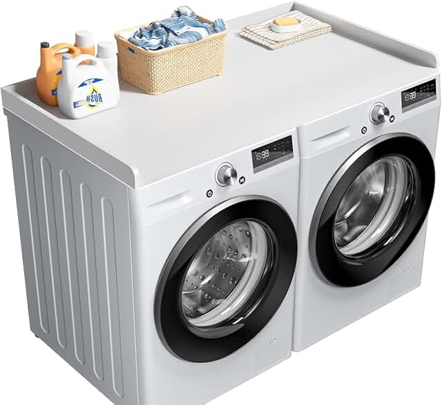 Ulif Over Washer Dryer Countertop, Melamine Matte Surface for Laundry