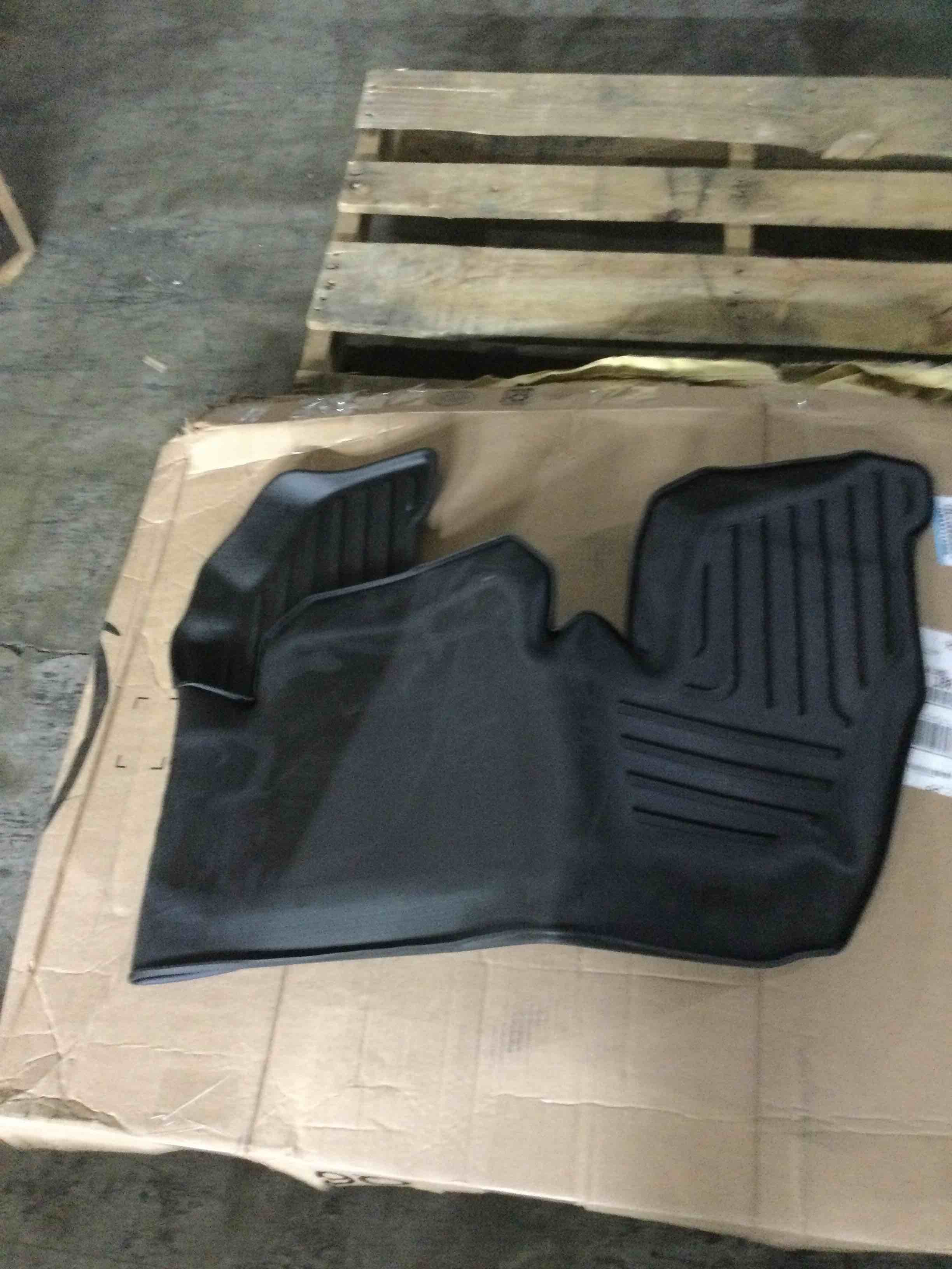 Powerty Floor Mats for 2022-2024 Rivian R1S Accessories All Weather Floor Liner 3D TPE 1st & 2nd Row Floor Mat Heavy-Duty Floor Liners Rivian R1S 2022-2025