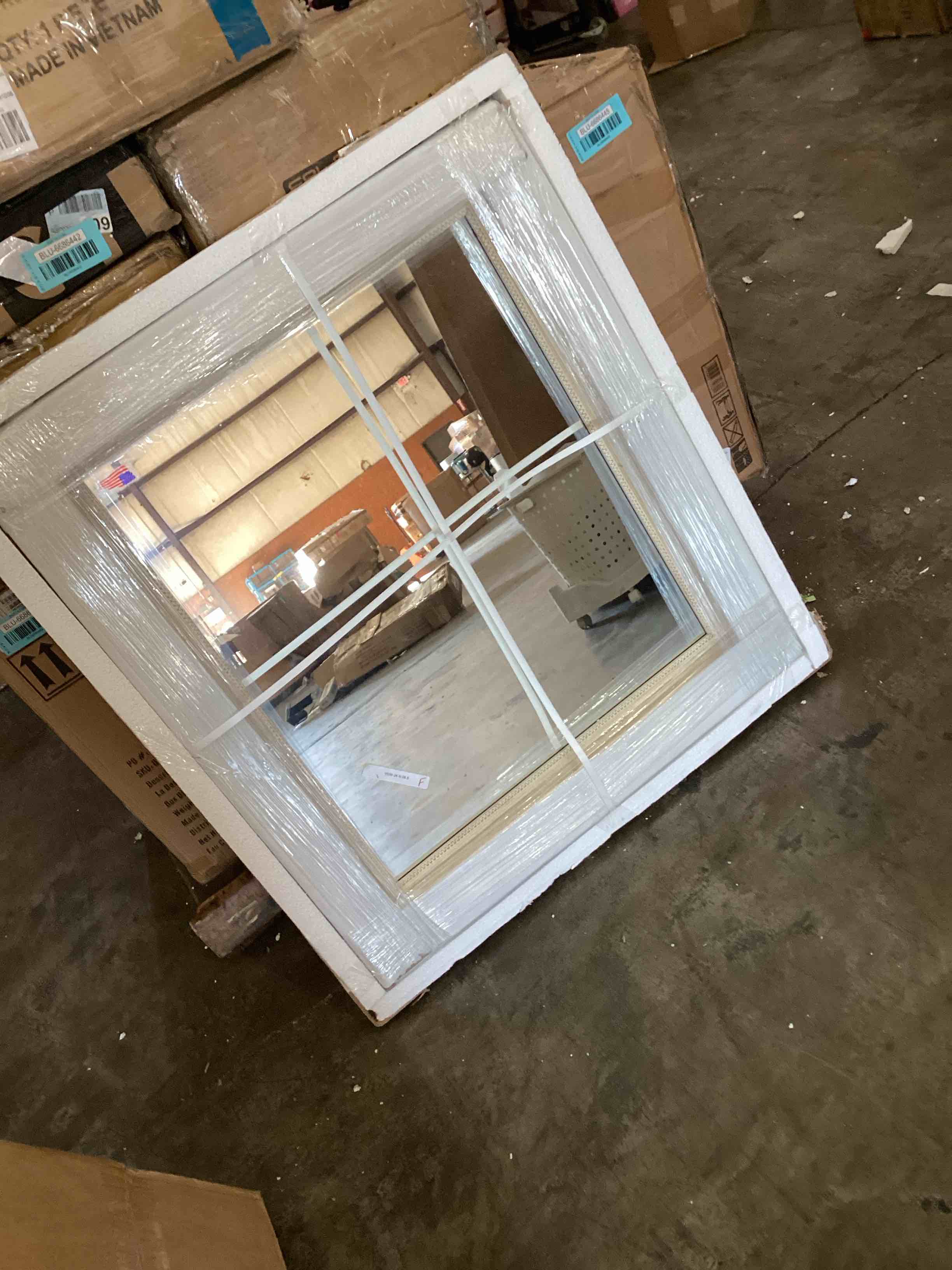 Farmhouse Venetian Dresser Mirror