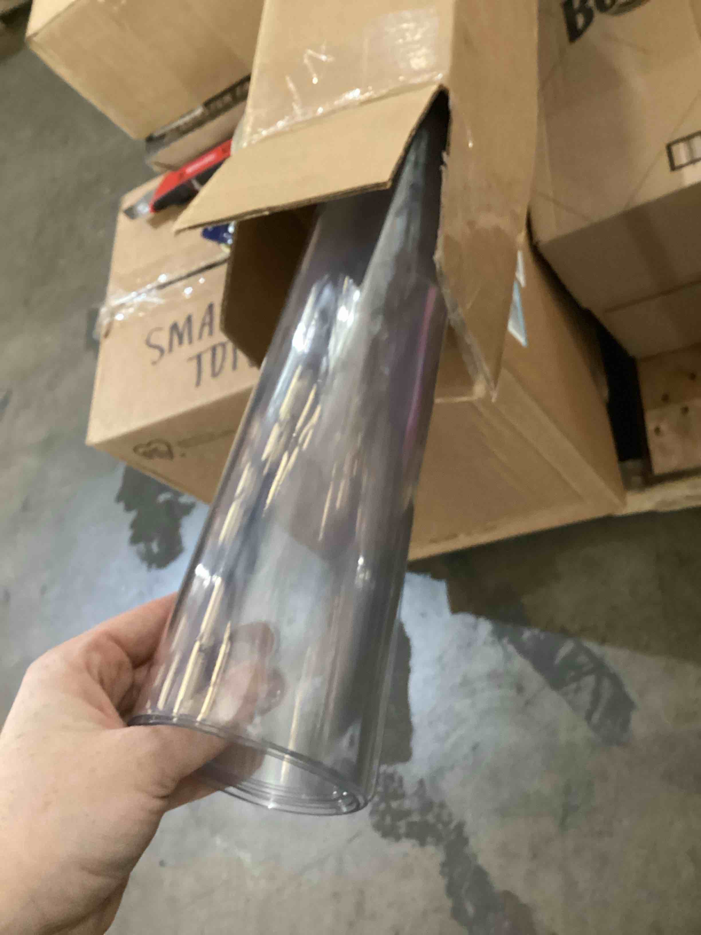 Clear Table Protector 38 x 60 Inch, 1.5mm Thick Plastic Table Cover