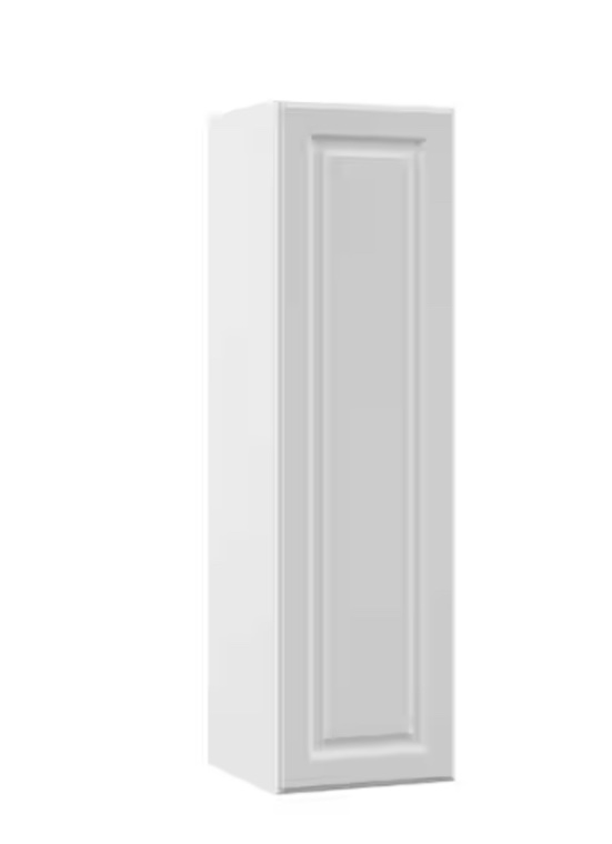 Hampton Bay Designer Series Elgin Assembled 12x42x12 in. Wall Kitchen Cabinet in White